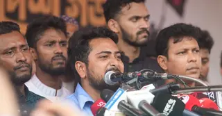 বিএনপি চাঁদাবাজ ও মুজিববাদের পাহারাদার হিসেবে আবির্ভূত হয়েছে: নাহিদ ইসলাম
